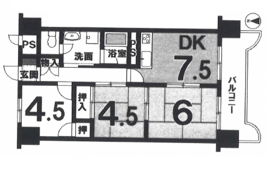塔南セントラルハイツ 4F